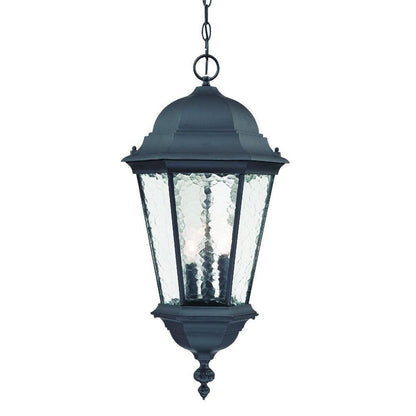 Telfair 3-Light Matte Black Hanging Light HomeRoots