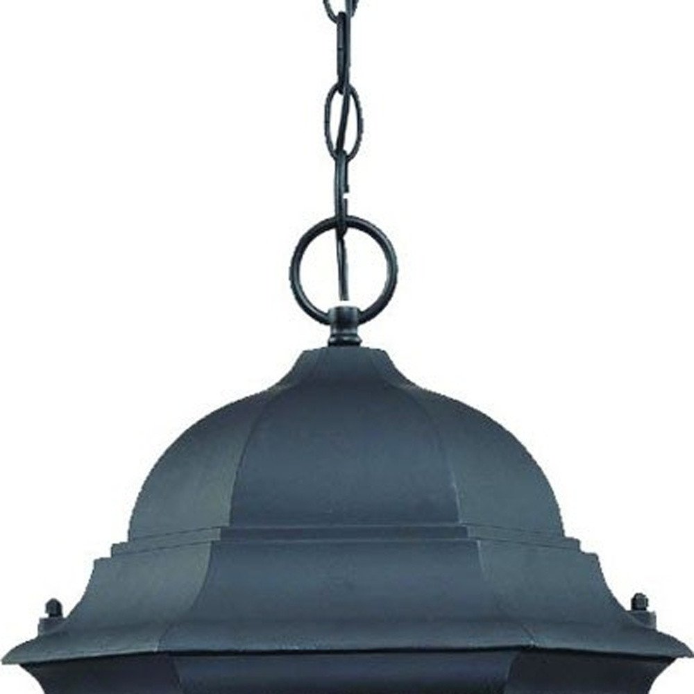 Telfair 3-Light Matte Black Hanging Light — view 4