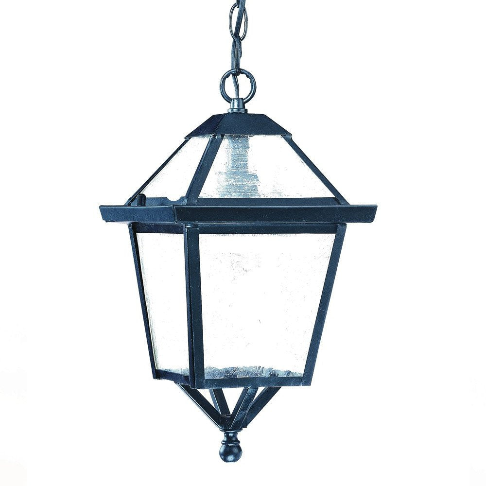 Matte Black Hanging Lantern Light HomeRoots
