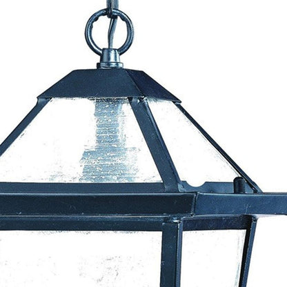 Matte Black Hanging Lantern Light - FurniFindUSA