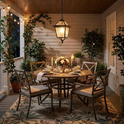 Matte Black Hanging Lantern Light HomeRoots