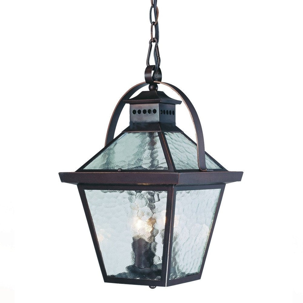 Bay Street 3-Light Architectural Bronze Hanging Light — view 3
