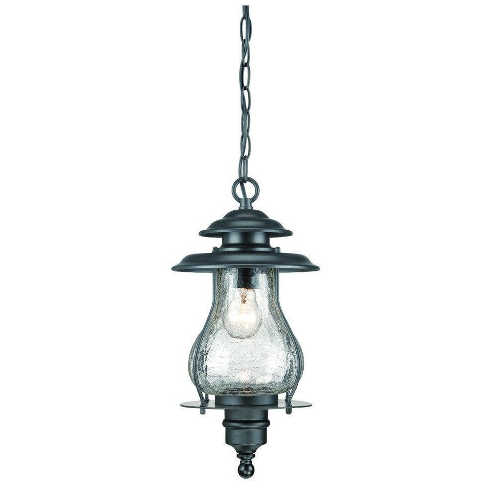 Matte Black Oil Lantern Hanging Light - FurniFindUSA