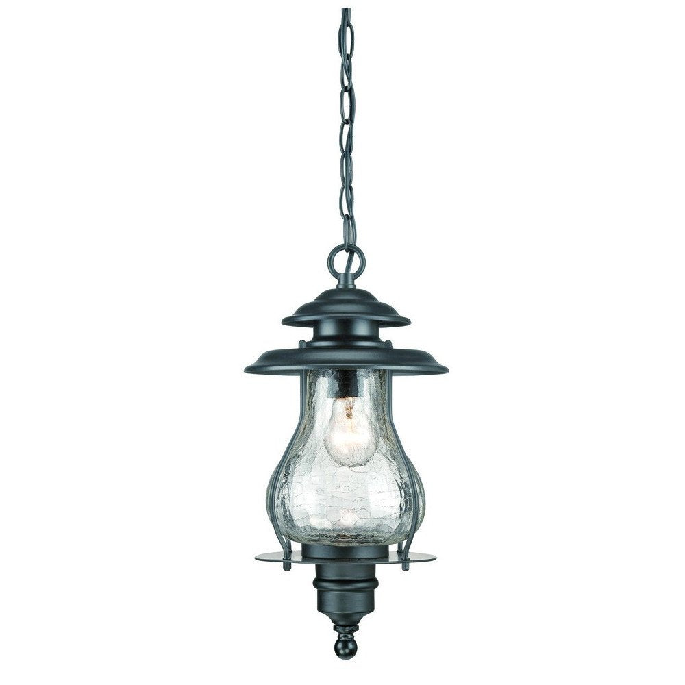 Matte Black Oil Lantern Hanging Light HomeRoots