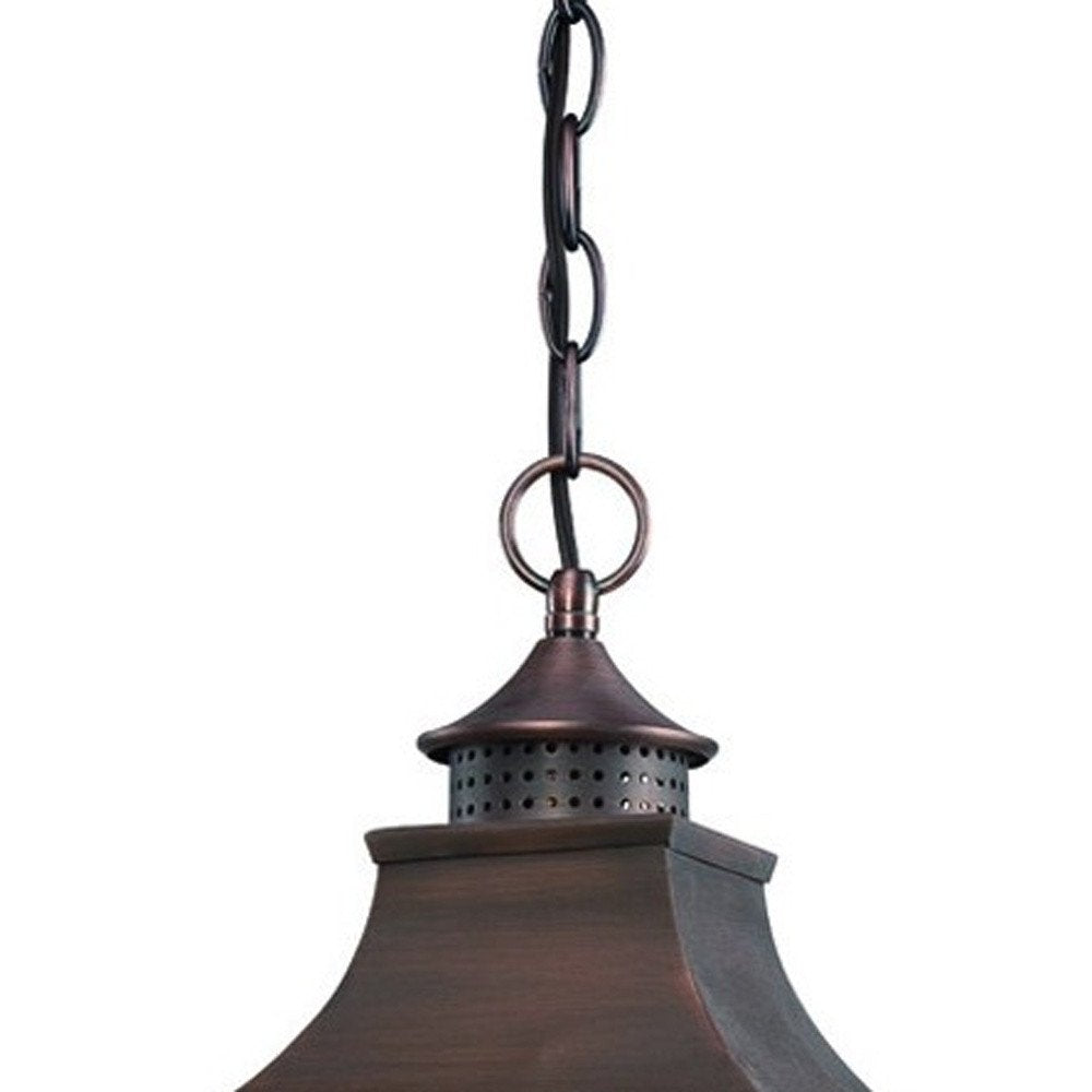 St. Charles 3-Light Acopper Patina Hanging Light — view 4