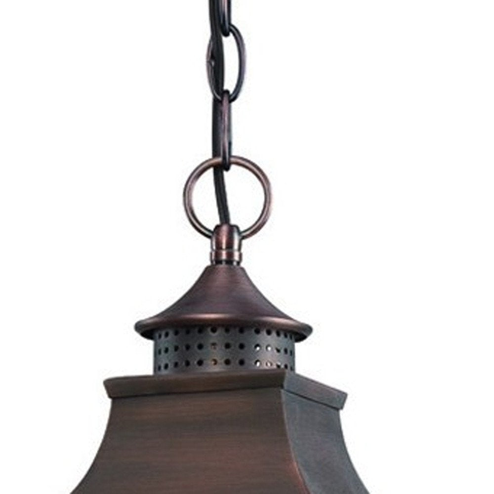 St. Charles 3-Light Acopper Patina Hanging Light — view 5