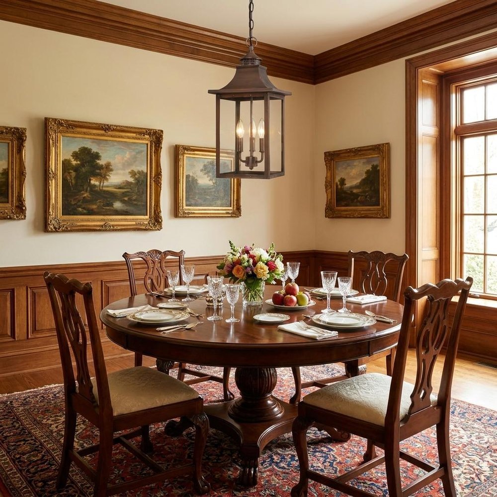 St. Charles 3-Light Acopper Patina Hanging Light HomeRoots