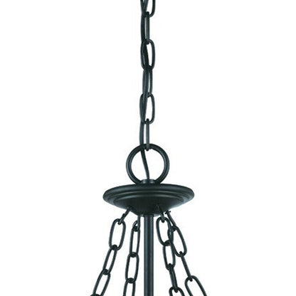 Belle 3-Light Matte black Hanging light HomeRoots