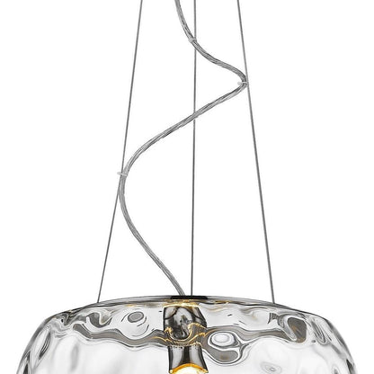 Clear Metal Dimmable Ceiling Light With White Shades HomeRoots