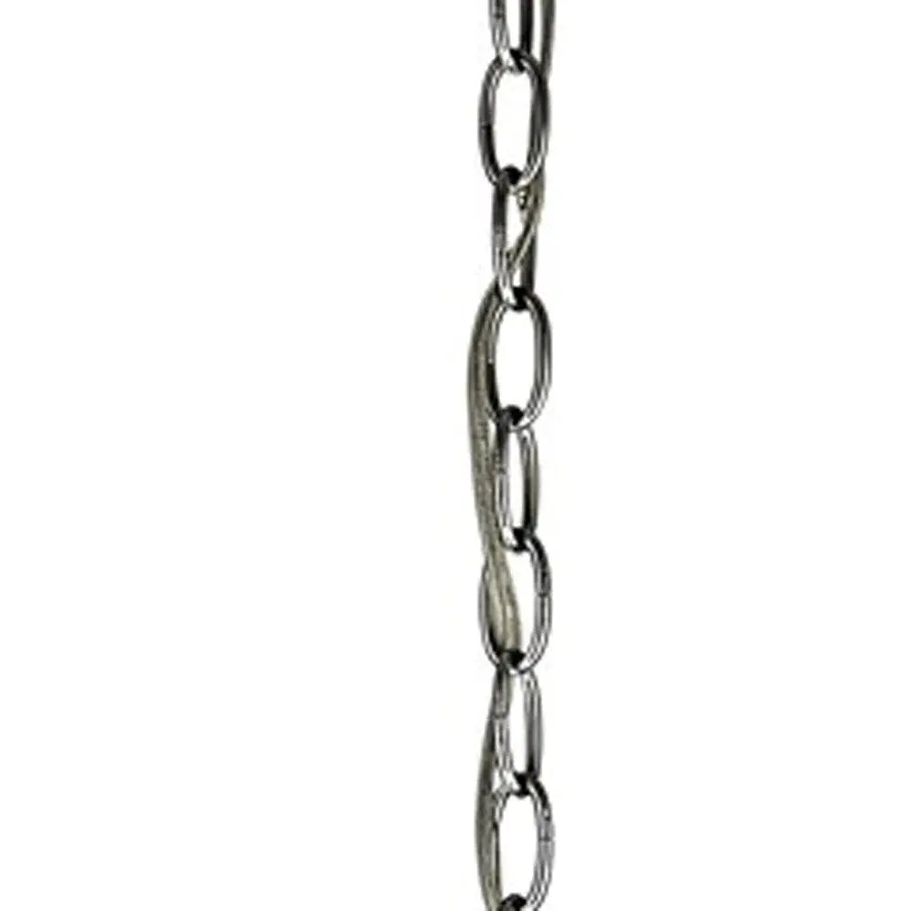 Isabella 4-Light Polished Nickel Drum Pendant With Crystal Accents HomeRoots