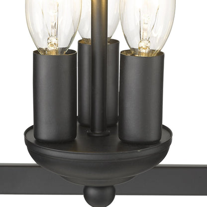 Vintage Black Metal Tapered Hanging Light HomeRoots