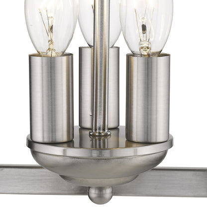 Vintage Silver Metal Tapered Hanging Light HomeRoots