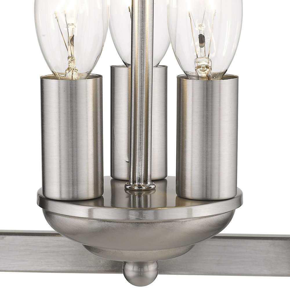 Vintage Silver Metal Tapered Hanging Light HomeRoots