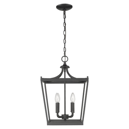 Kennedy 4-Light Matte Black Pendant