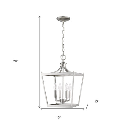 Kennedy 4-Light Satin Nickel Pendant