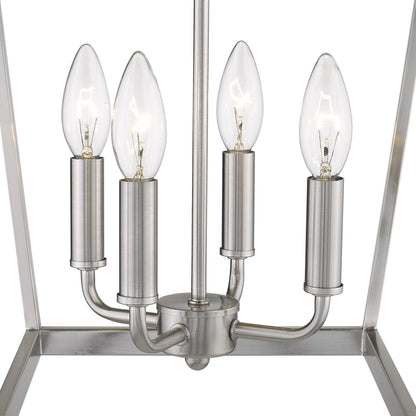 Kennedy 4-Light Satin Nickel Pendant