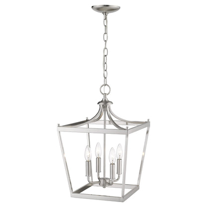 Kennedy 4-Light Satin Nickel Pendant