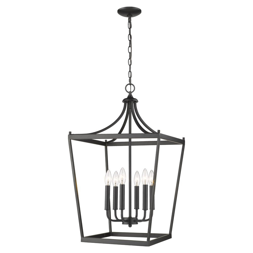 Brown Metal Six Light Dimmable Ceiling Light HomeRoots