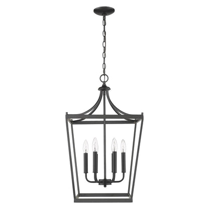 Brown Metal Six Light Dimmable Ceiling Light HomeRoots