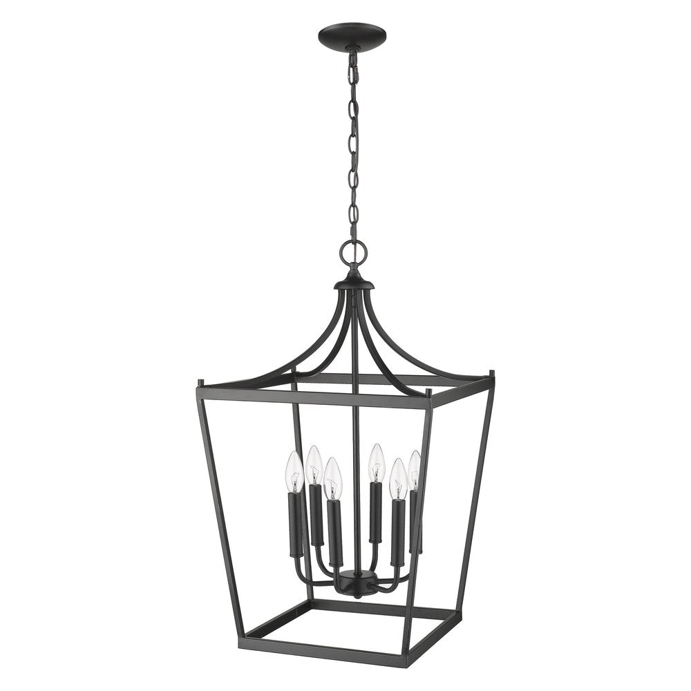 Brown Metal Six Light Dimmable Ceiling Light HomeRoots
