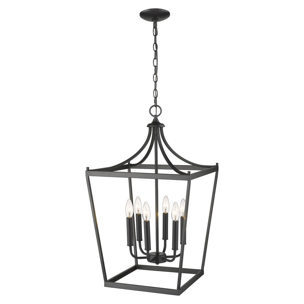 Brown Metal Six Light Dimmable Ceiling Light HomeRoots