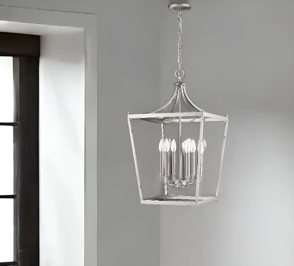 Kennedy 6-Light Satin Nickel Pendant HomeRoots