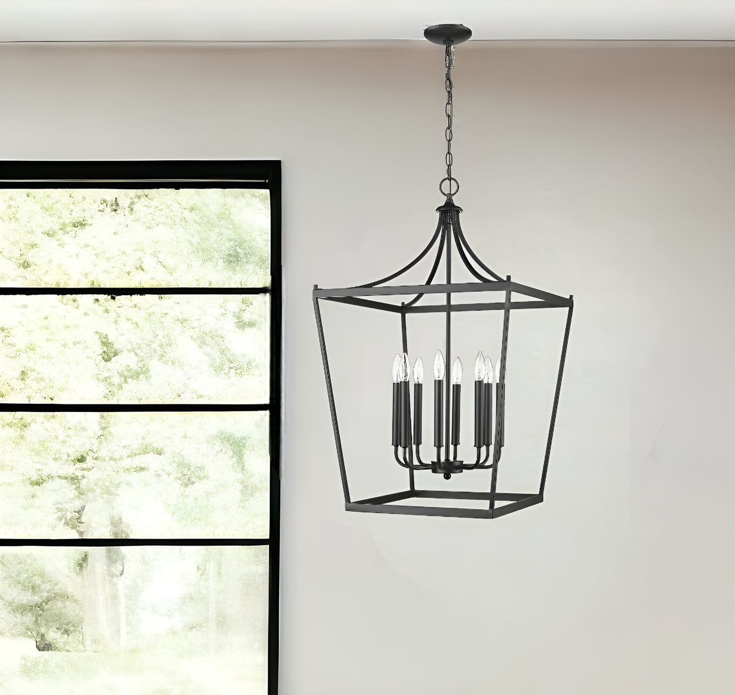 Kennedy 8-Light Matte Black Pendant