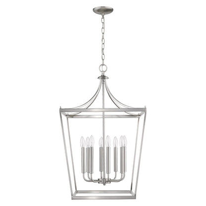 Kennedy 8-Light Satin Nickel Pendant