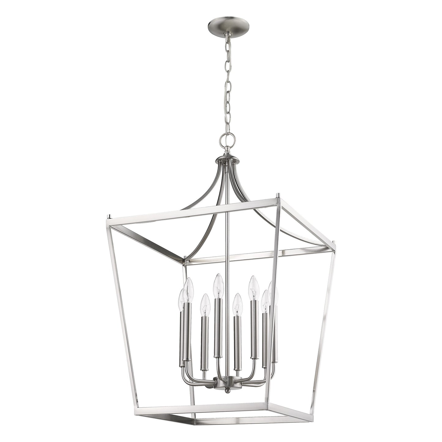 Kennedy 8-Light Satin Nickel Pendant