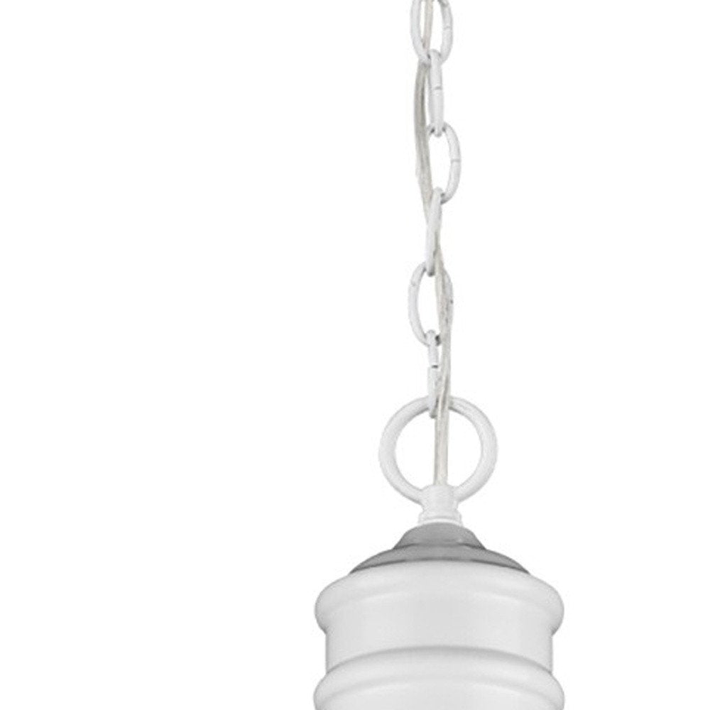 White Metal Dimmable Ceiling Light With White Shades HomeRoots