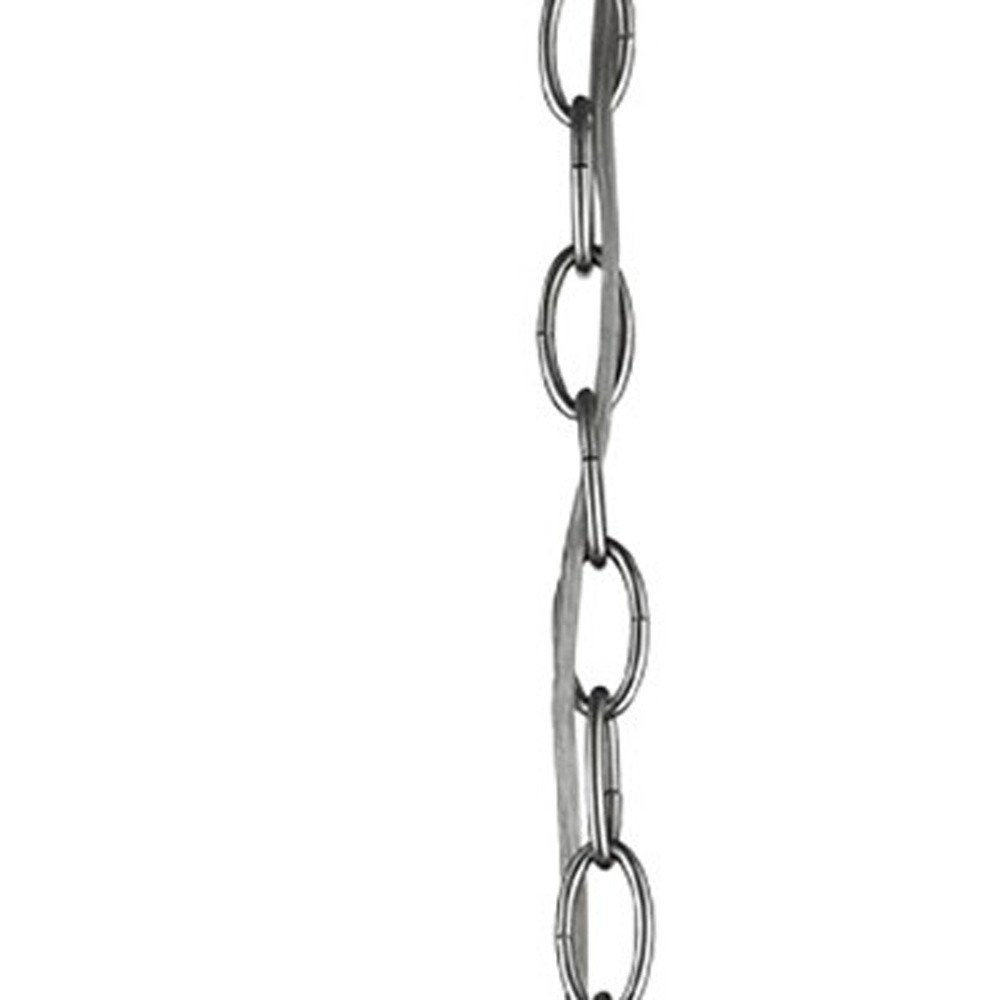 Minimalist Silver Metal Pendant Hanging Light HomeRoots