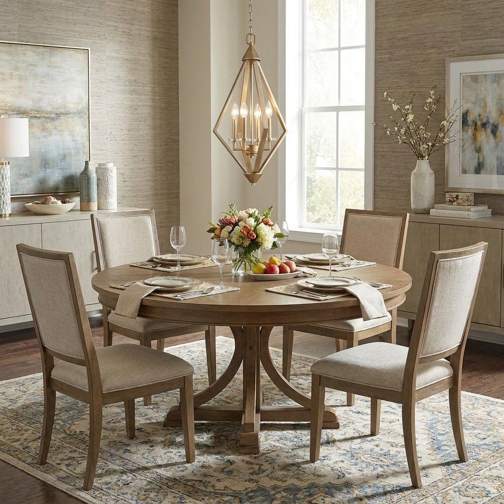 Gold Crystal Four Light Dimmable Ceiling Light HomeRoots