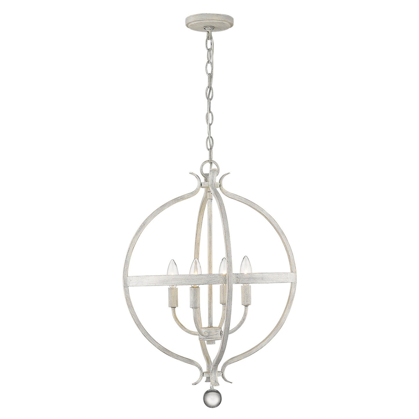 Callie 4-Light Country White Pendant