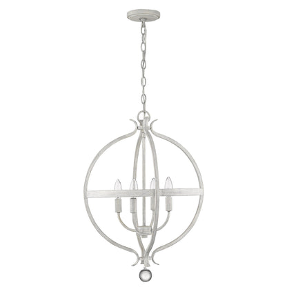 Callie 4-Light Country White Pendant