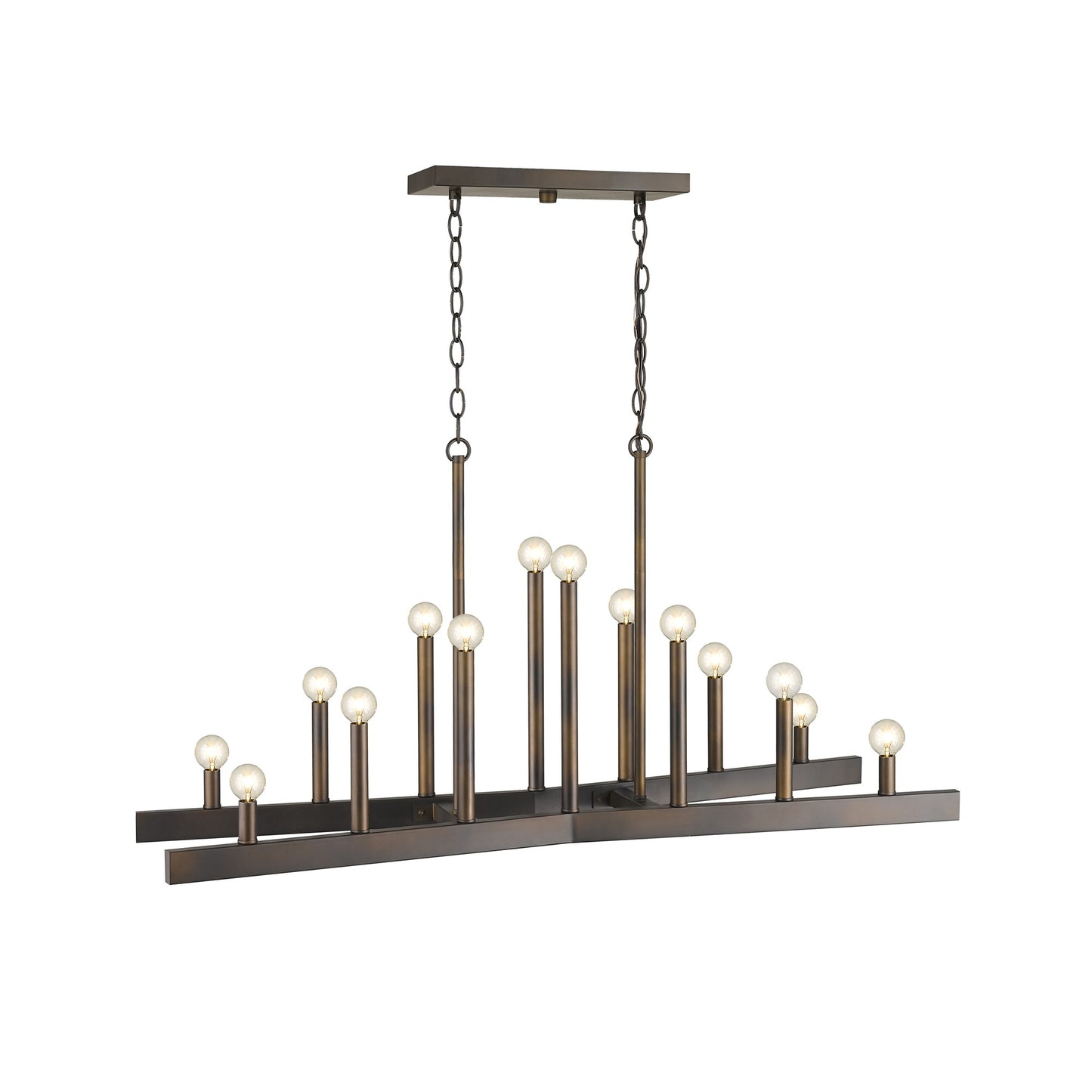 Fallon 14-Light Oil-Rubbed Bronze Island Pendant