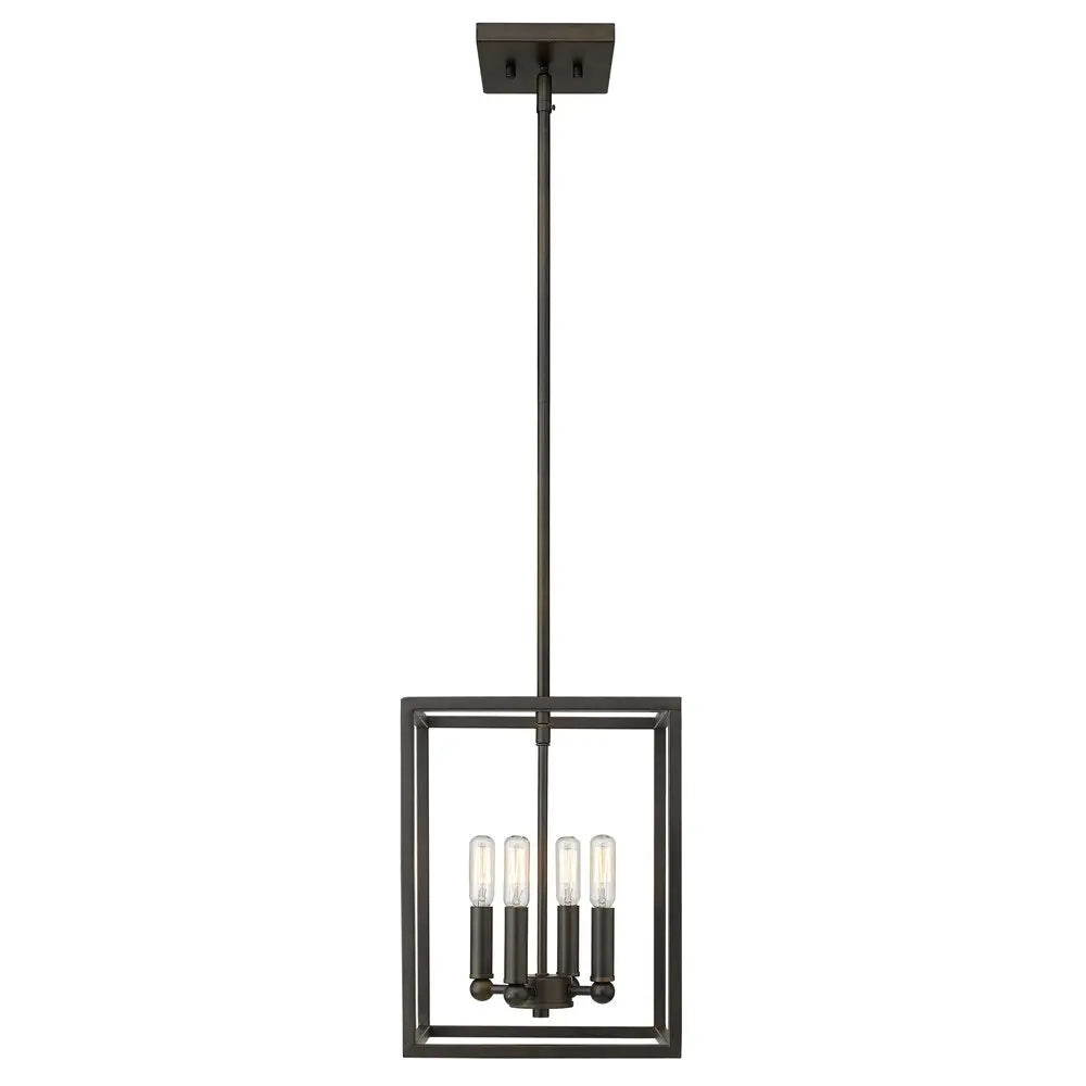 Cobar 4-Light Oil-Rubbed Bronze Pendant HomeRoots