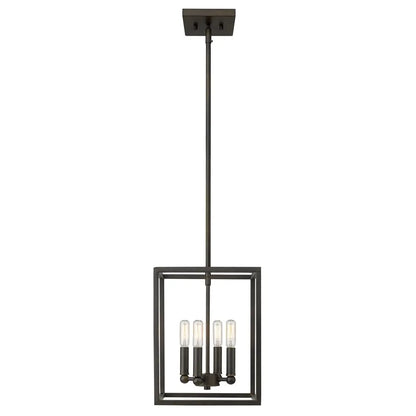 Cobar 4-Light Oil-Rubbed Bronze Pendant HomeRoots