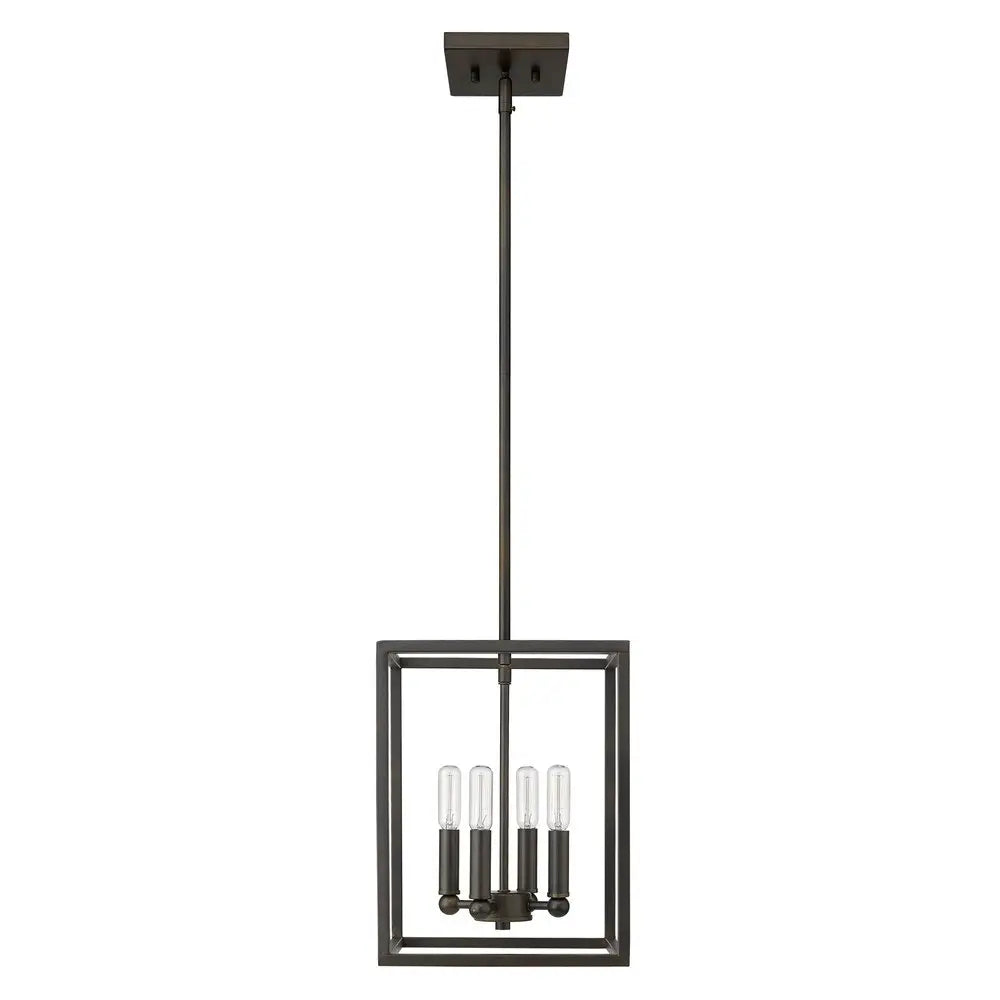 Cobar 4-Light Oil-Rubbed Bronze Pendant HomeRoots