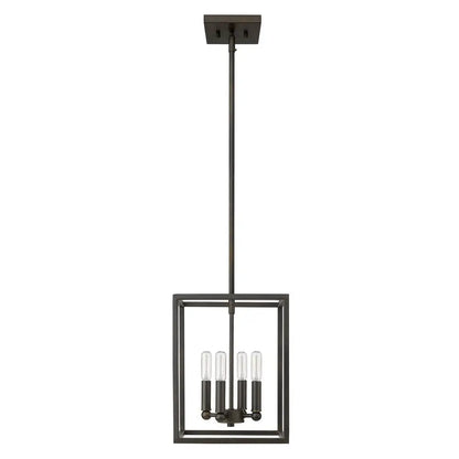 Cobar 4-Light Oil-Rubbed Bronze Pendant HomeRoots