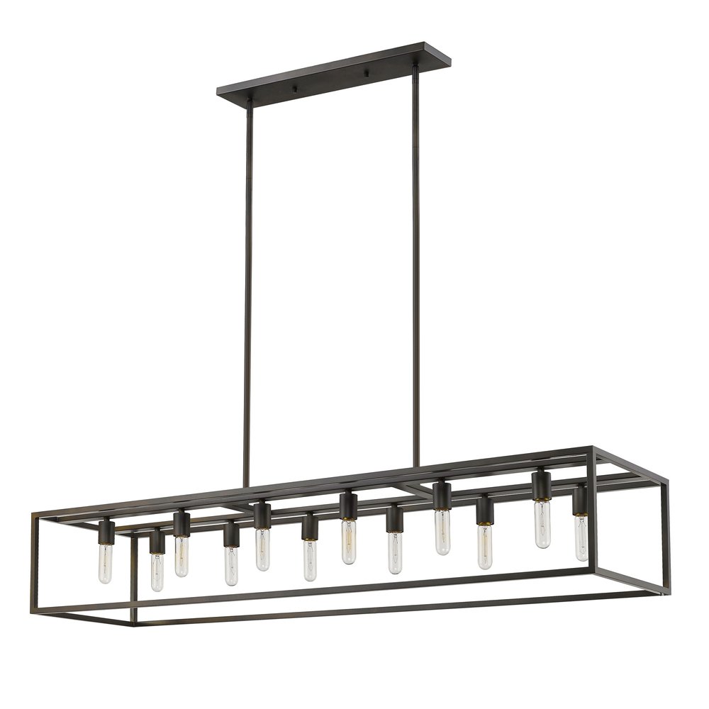 Black Metal Twelve Light Dimmable Ceiling Light HomeRoots