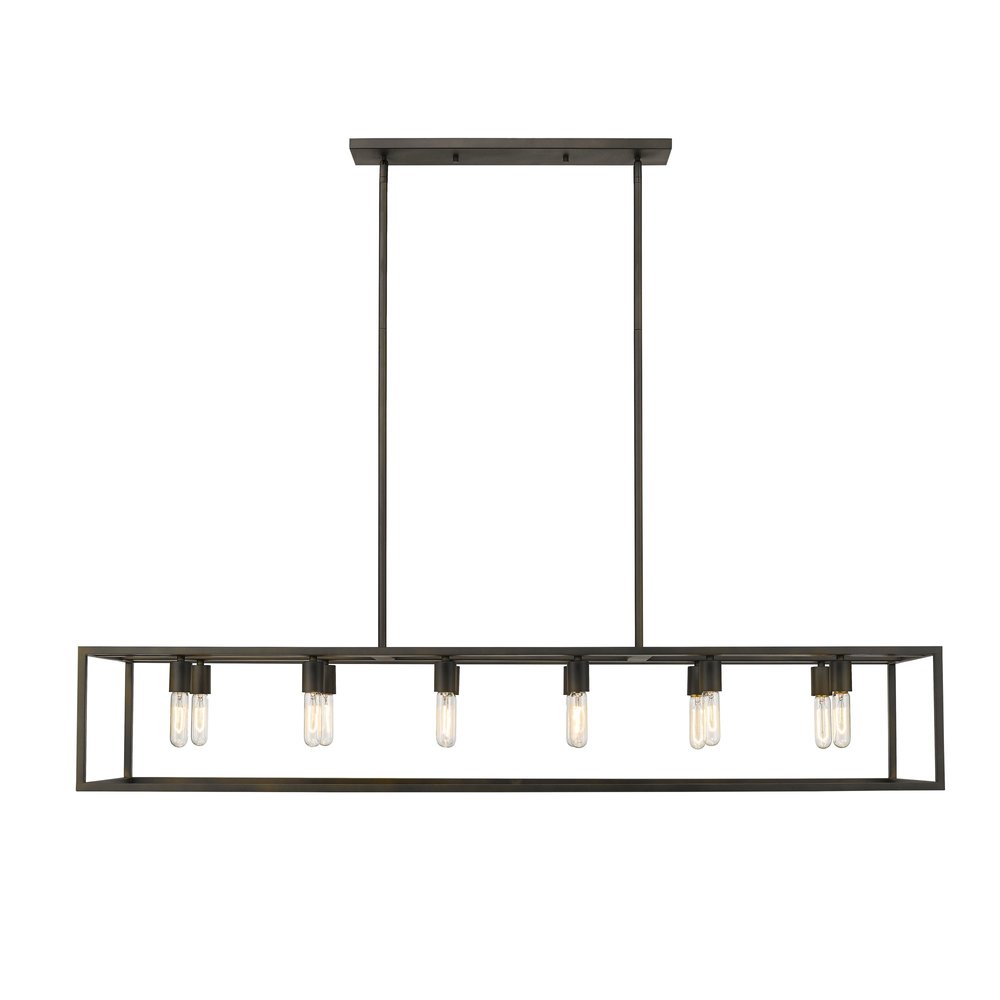 Black Metal Twelve Light Dimmable Ceiling Light HomeRoots