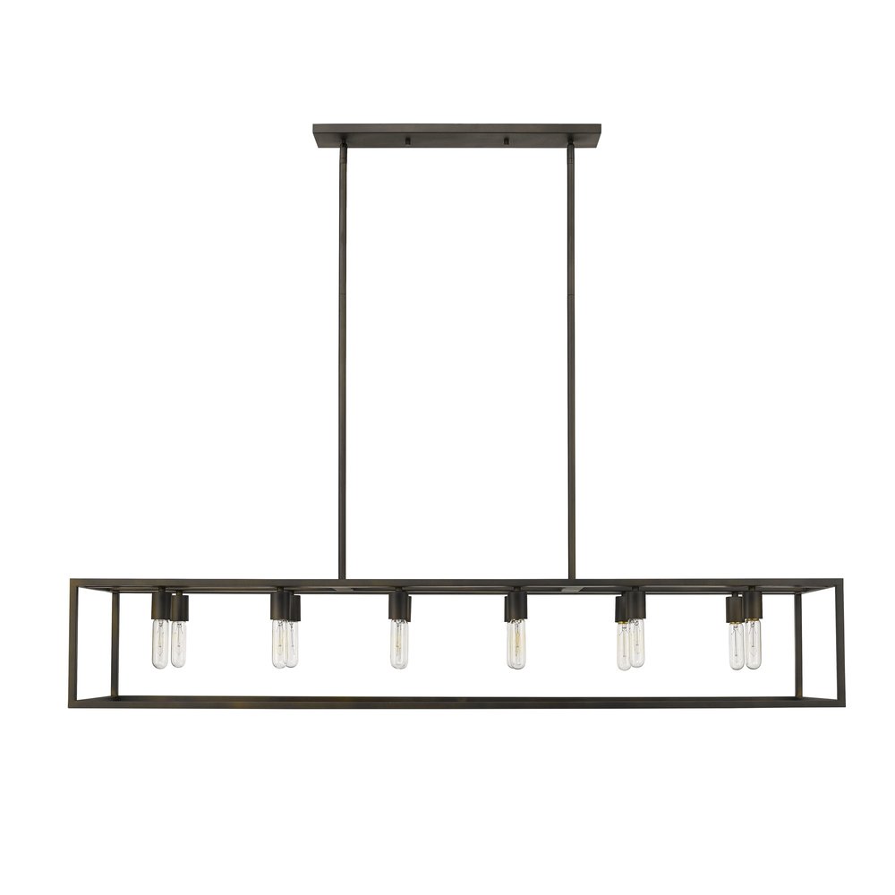 Black Metal Twelve Light Dimmable Ceiling Light HomeRoots