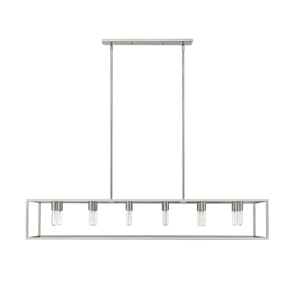 Silver Metal Twelve Light Dimmable Ceiling Light HomeRoots