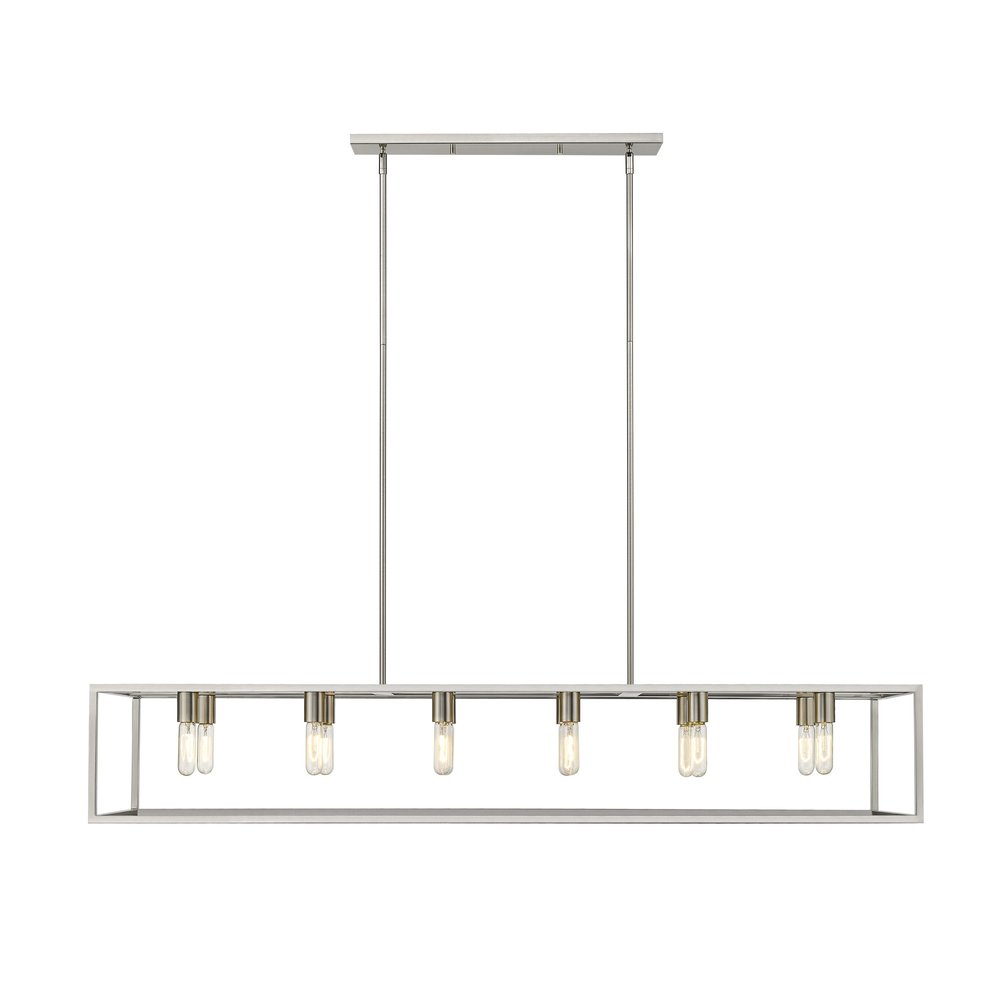 Silver Metal Twelve Light Dimmable Ceiling Light HomeRoots