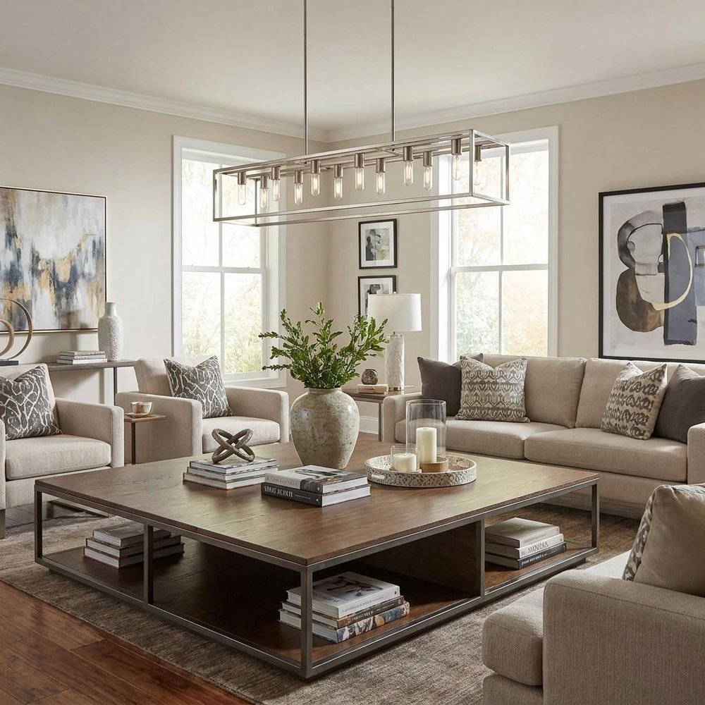 Silver Metal Twelve Light Dimmable Ceiling Light — view 7
