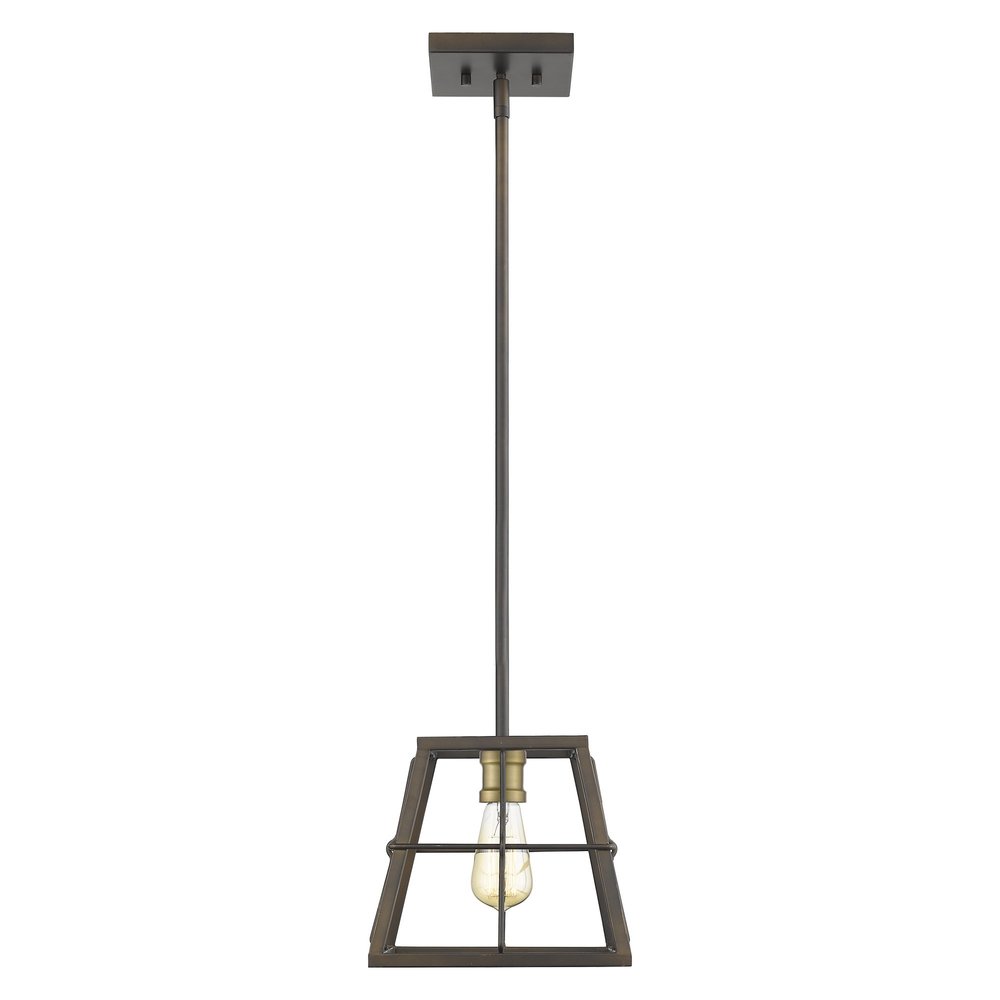 Charley 1-Light Oil-Rubbed Bronze Mini-Pendant HomeRoots