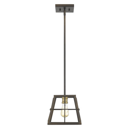 Charley 1-Light Oil-Rubbed Bronze Mini-Pendant HomeRoots