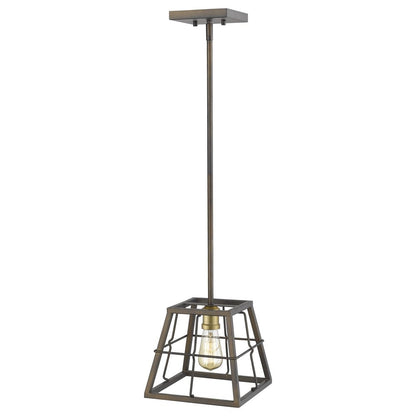 Charley 1-Light Oil-Rubbed Bronze Mini-Pendant HomeRoots