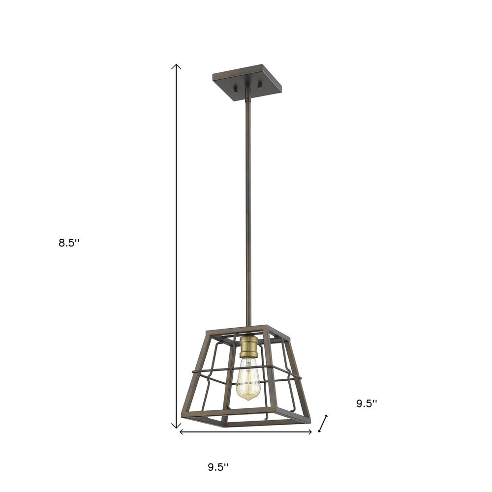 Bronze Metal Dimmable Ceiling Light HomeRoots