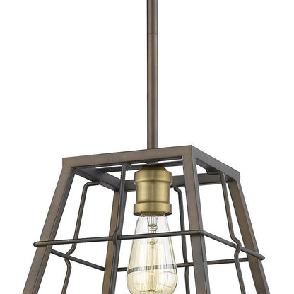 Bronze Metal Dimmable Ceiling Light HomeRoots